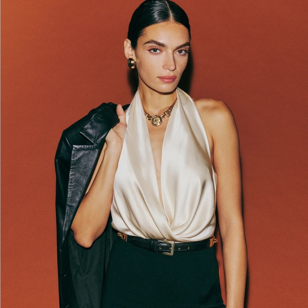 Reformation Silk Emmy Top